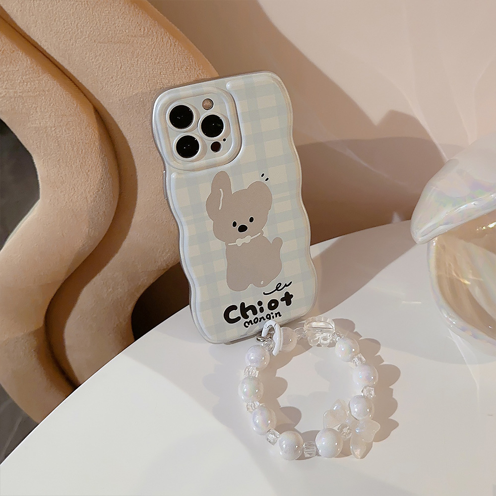 Protective Phone Case For Iphone With Checkered Plating Design_voghion.com