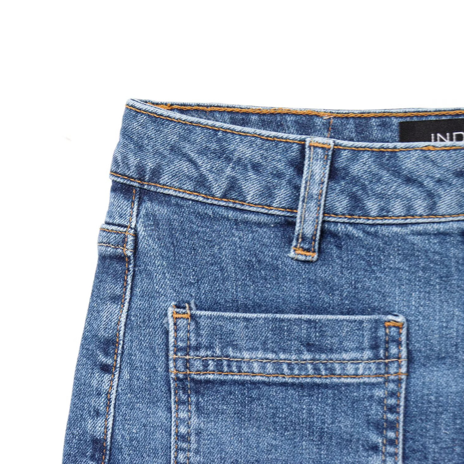 Women's Clothing High-Waisted Straight Leg Jeans Women's Style Summer Patch Pockets For Formal & Casual For Women_ecoleips.com