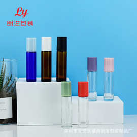 厂家现货 10ml玻璃香水瓶 小容量滚珠走珠瓶原液小样 玻璃滚珠瓶