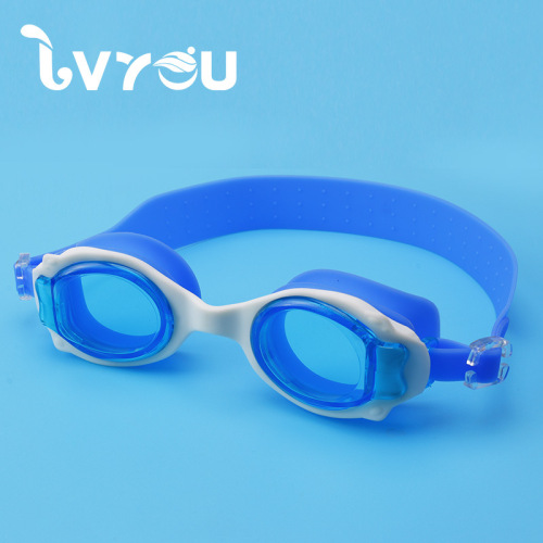 Wholesale Green Blue Children's Silicone Goggles High Definition Anti-Fog Waterproof Unisex Kids Cartoon Swimming Goggles Cute Swim Goggles