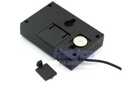 DC-2冰箱温度计 室内外迷你温度表 时钟温度仪 带探头