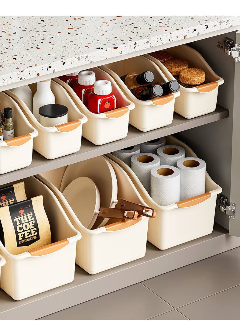 Schranklagerbox Rollenbox Küchenraum verschiedene Gegenstände Snack-Gewürz-Korb Schubladentyp verschiedene Gegenstände Sortierkörbe