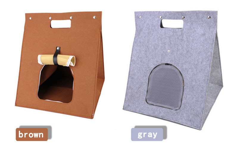 Multifunctional Foldable Washable Outdoor Portable Pet Carrier Cage Small Dogs Kitten Sleeping Bed Cave