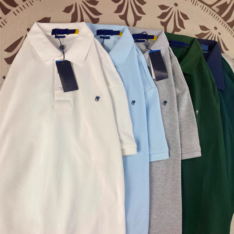 Rl Ralph Lauren Cross-Border Embroidered Cotton Polo Shirt Classic Short-Sleeve Top for Women