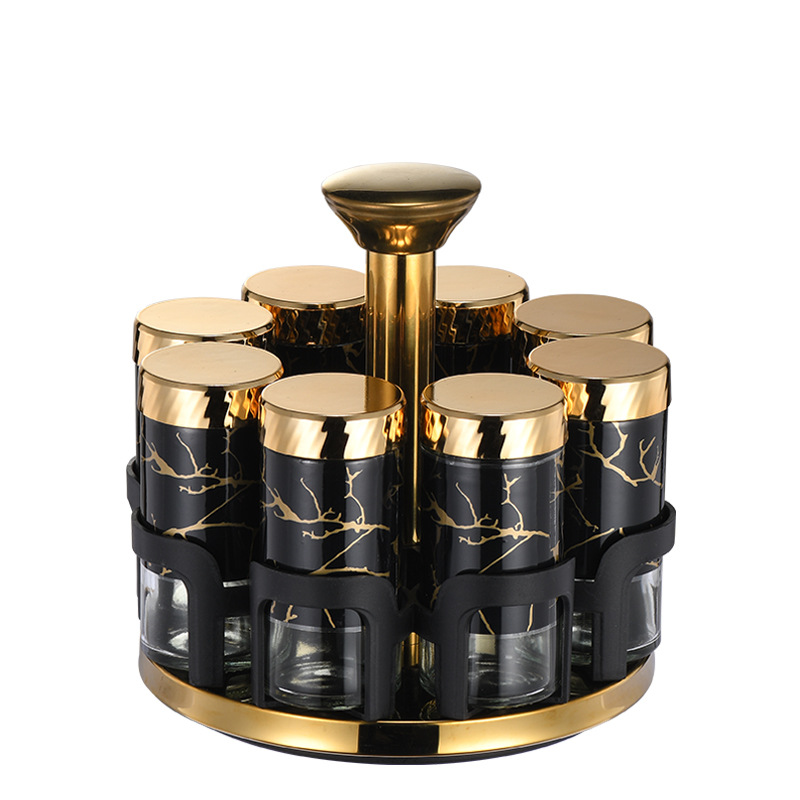 J014 modelo de pilar de oro con patrón negro