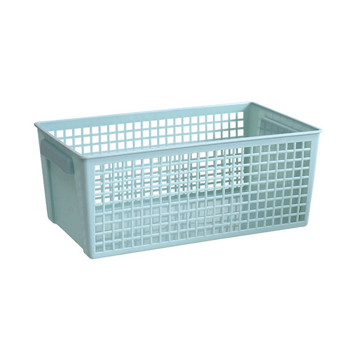 Rectangular ins snack storage basket Desktop thickened debris storage basket Hollow portable plastic frame storage rack
