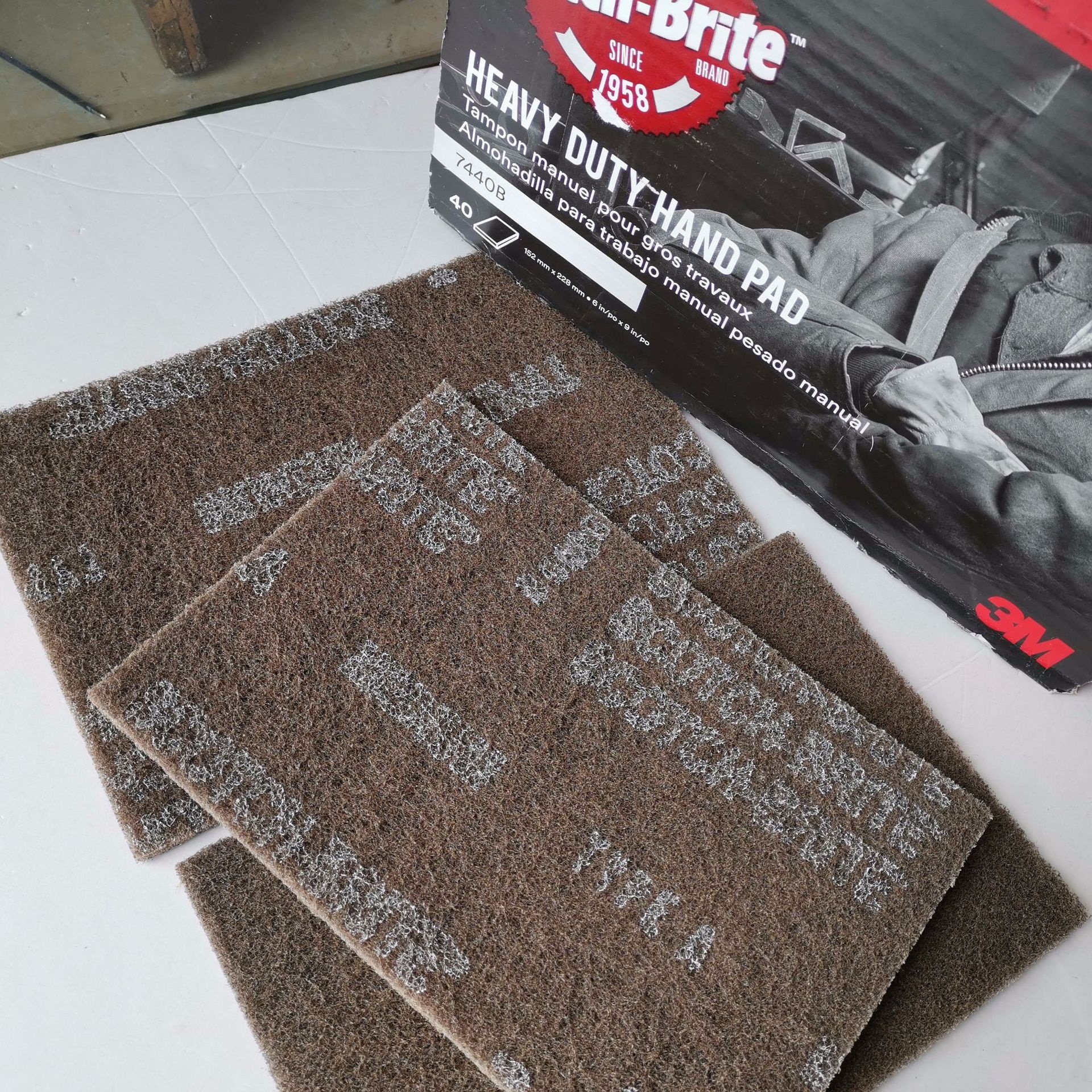 3M7440B重切削百洁布3M Scotch-Brite Heavy Duty Hand Pad 7440B