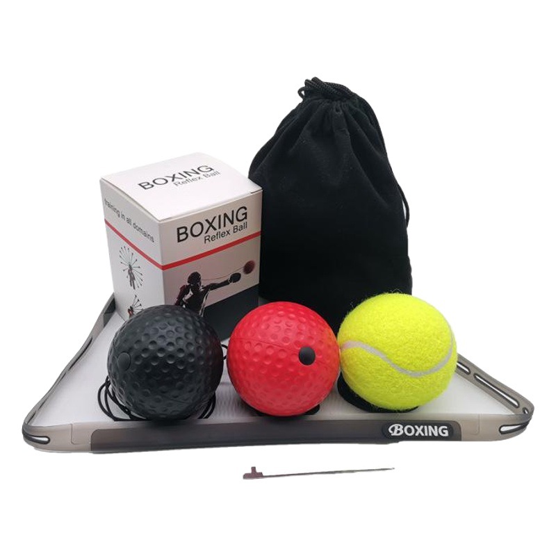 Bola de entrenamiento de boxeo Bola de velocidad para niños del hogar que cuelga la reacción de alta velocidad rebote desgaste de la cabeza BOLA DE VELOCIDAD DE BOXEO
