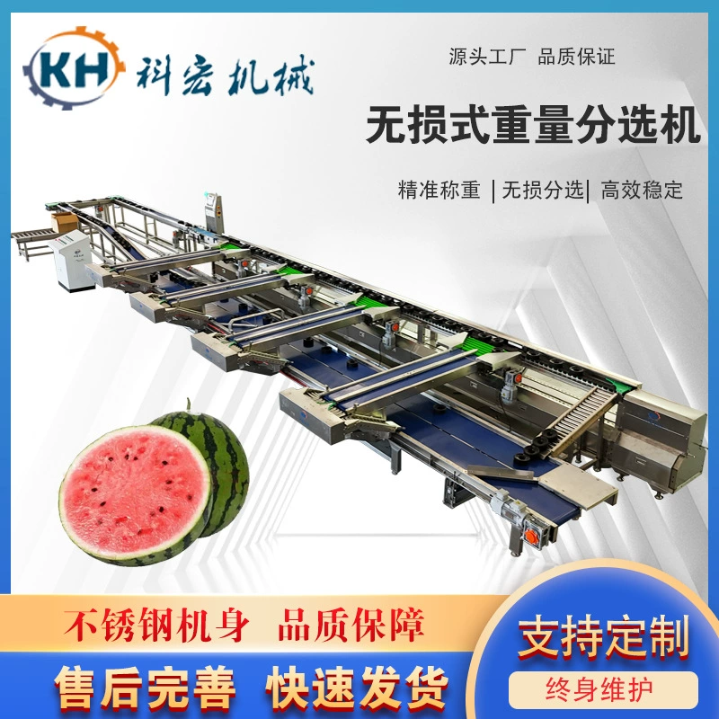 Кехонг Машинери Неразрушающий сортировщик по весу для ананасов, арбузов и дынь, интеллектуальная сортировка по весу