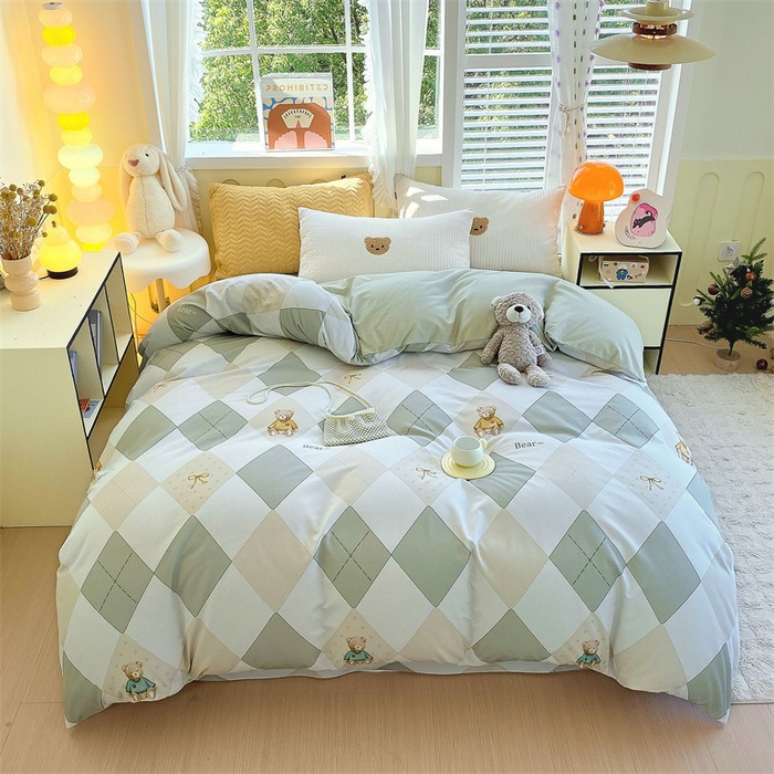 Nueva cubierta de edredón de estilo chino una sola pieza para comprar una sola pieza más gruesa de lana molida otoño invierno calor al por mayor cubierta de edredón de algodón una sola pieza