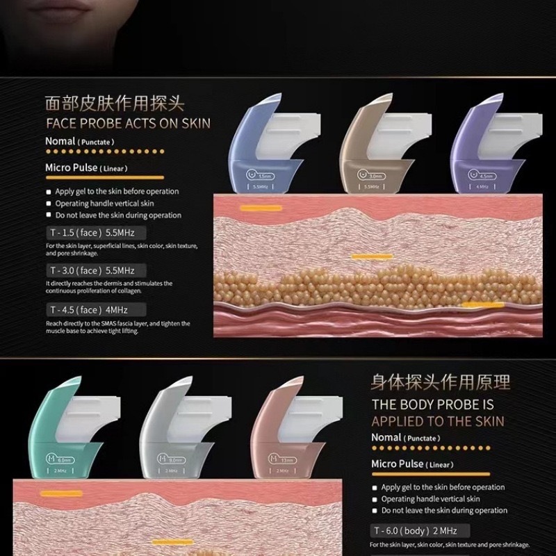 Instrumento de belleza de doble acción inversa para reafirmar y levantar la piel, modelo TT Mantis Knife de escritorio, antienvejecimiento, para salón de belleza, comercio exterior transfronterizo.