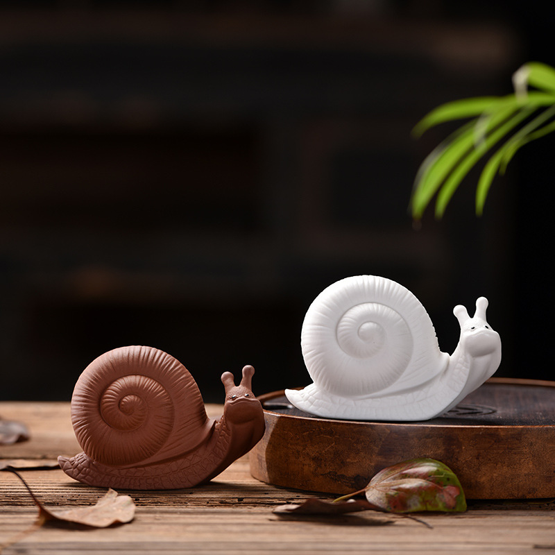 Snail Decoration Botany bonsai Scenery ceramics Zoo Flower pot Potted plant Landscaping Jewelry parts