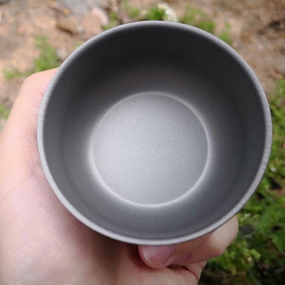 户外钛合金小酒杯单层户外酒杯饮茶小杯家用划拳杯功夫茶杯