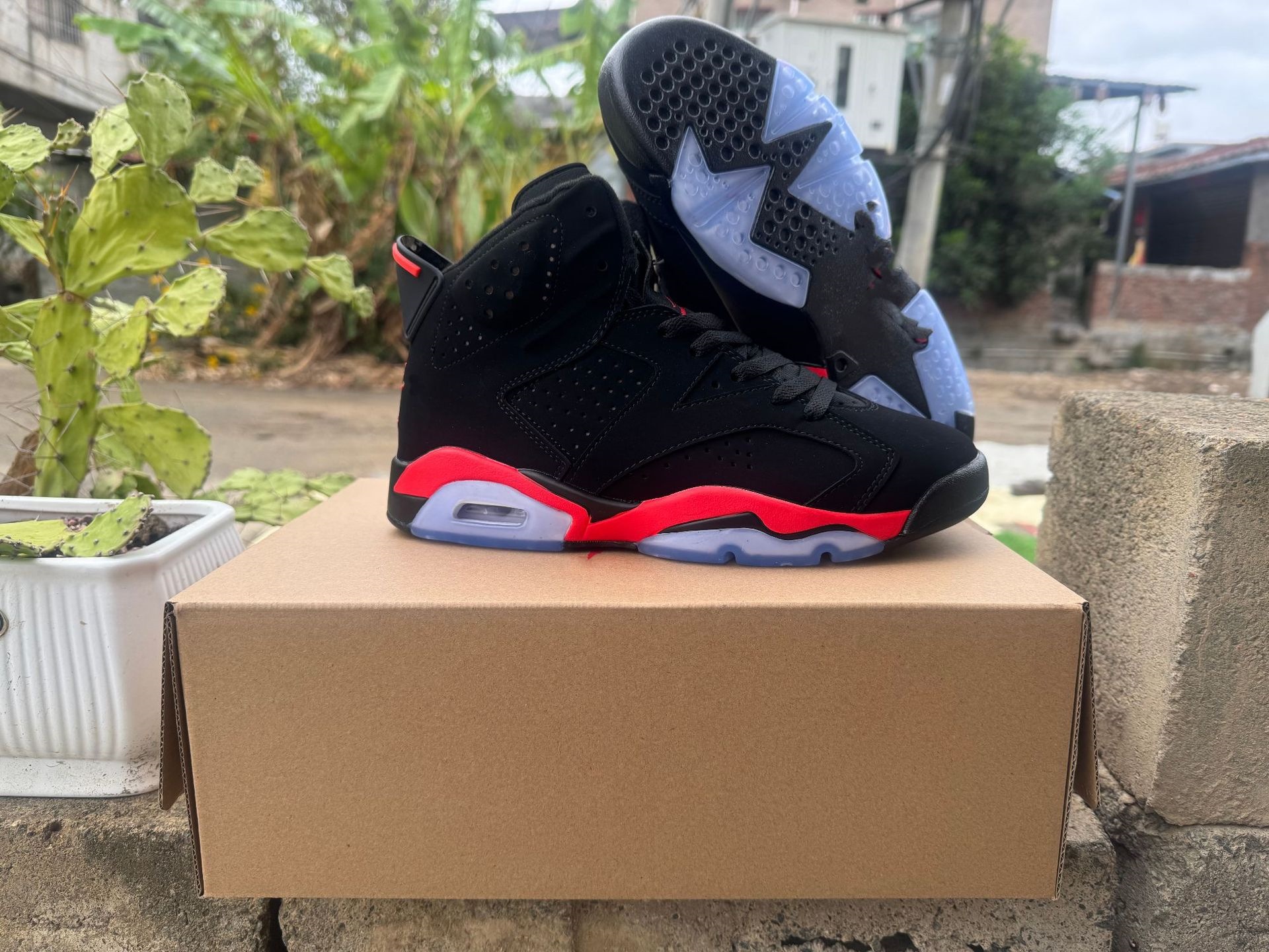Comercio exterior Putian AJ6 TS verde oliva azul conejo de Carolina del Norte Baco ceniza París aj6 zapatillas deportivas de baloncesto para hombres y mujeres image 31