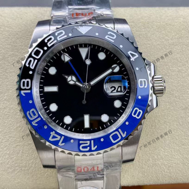 Rolex Gmt Pepsi Bezel, Oyster Bezel, Sprite Bezel 40mm Automatic Mechanical Men's Watch Manufacturer Wholesale