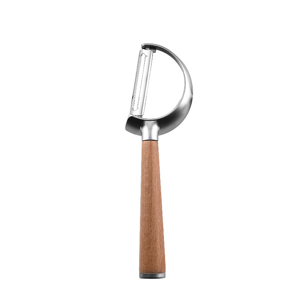 Wooden handle melon planer kitchen gadget fruit peeling knife zinc…