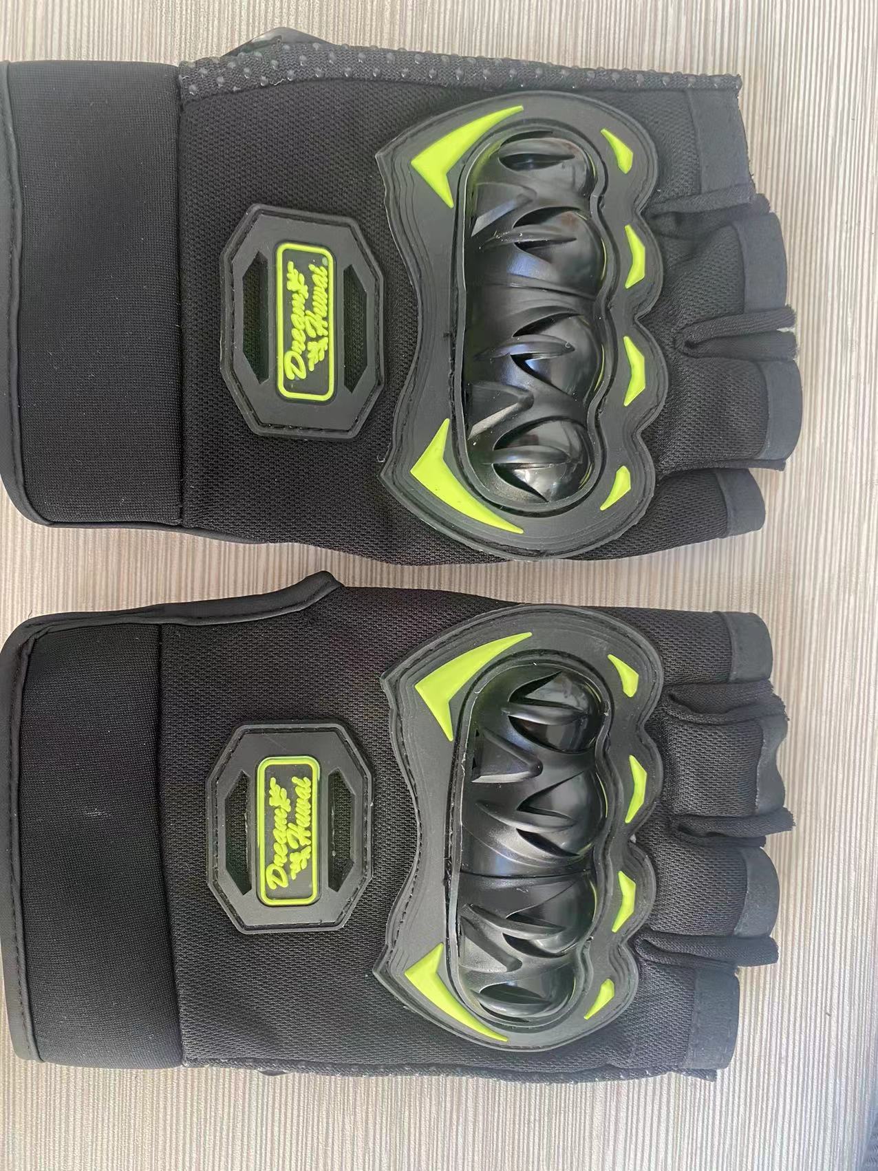 Guantes para motociclismo para hombre, guantes de verano sin dedos, anticaídas, para bicicletas y motocicletas, guantes de invierno transpirables y ligeros para mujer.