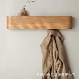 跨境壁挂式衣架家用客厅玄关处衣服挂架墙上衣帽挂钩单板衣架