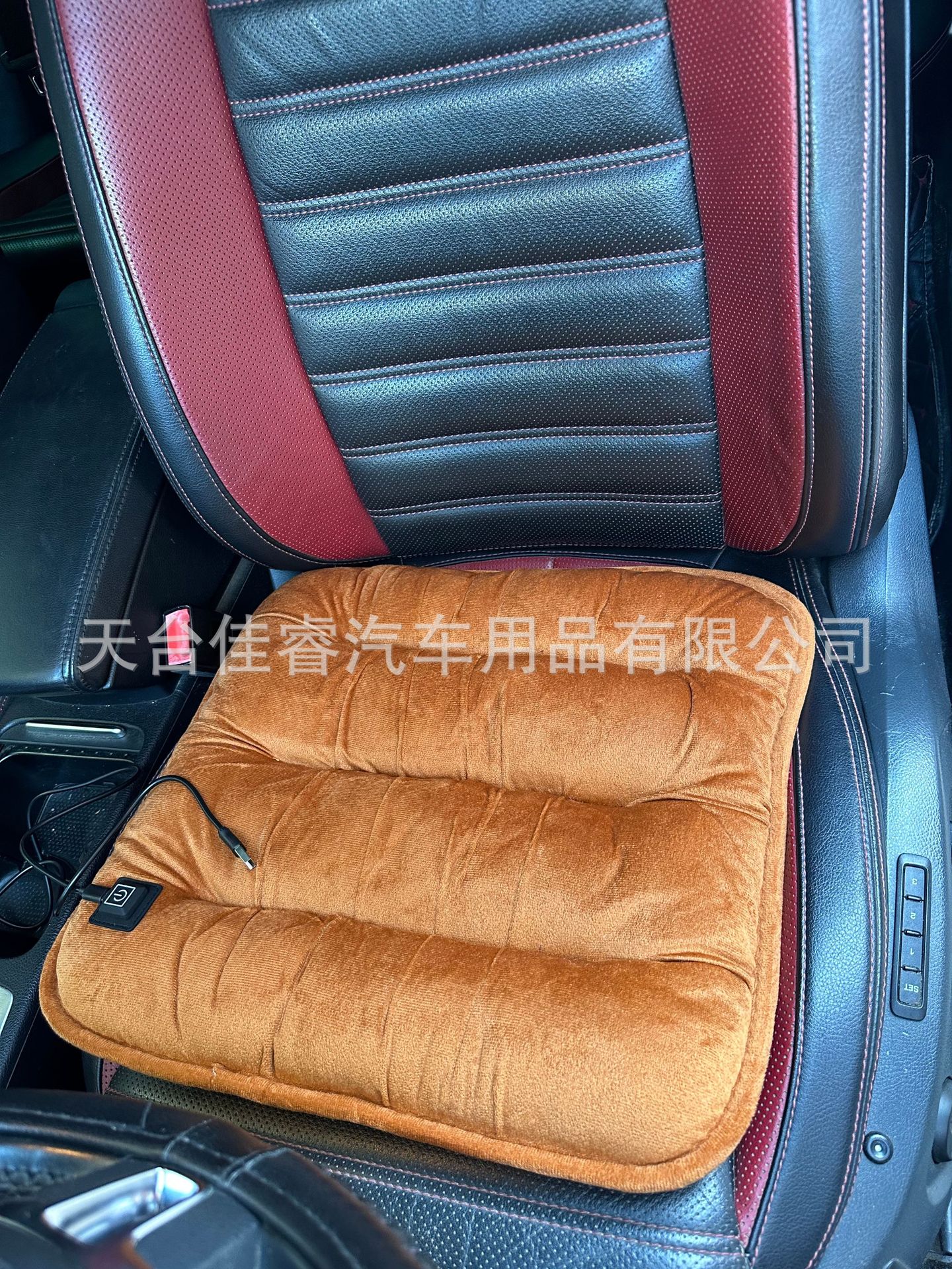 Graphene Car Heating Cushion USB Interface Stuffed Heating Pad 12V Electric Heating Single Piece Pad Cross-Border Hot Sale