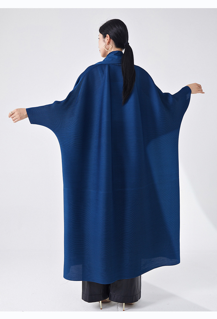 Foreign Trade Arab Clothing, High-end Muslim Women's Loose Plus-size Issey Miyake-style Large Robe Coat For Autumn_ecoleips.com