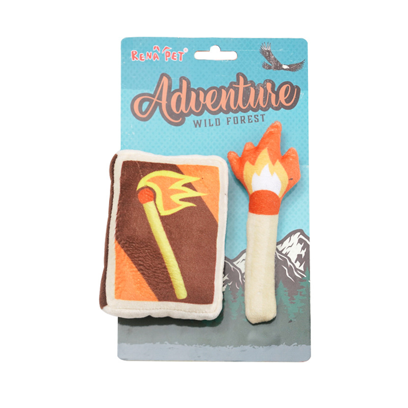 Mascota de dibujos animados molar resistente a la mordedura de perro de juguete de peluche traje de juguete de sonido transfronterizo al por mayor suministros para mascotas