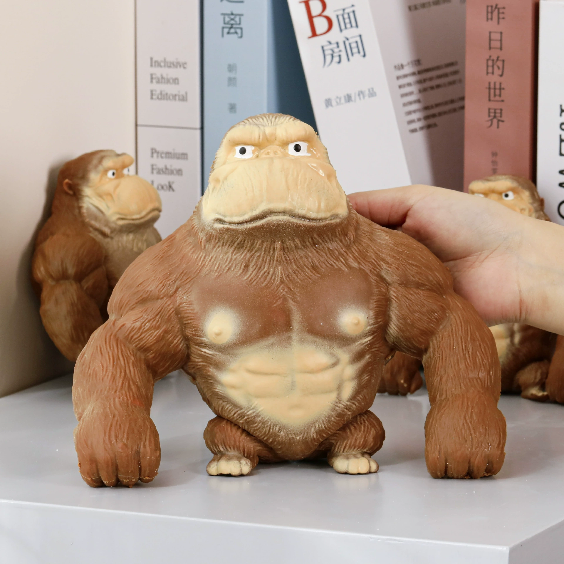 Игрушка, слизь, новая коллекция, (Физика), шимпанзе, антистресс