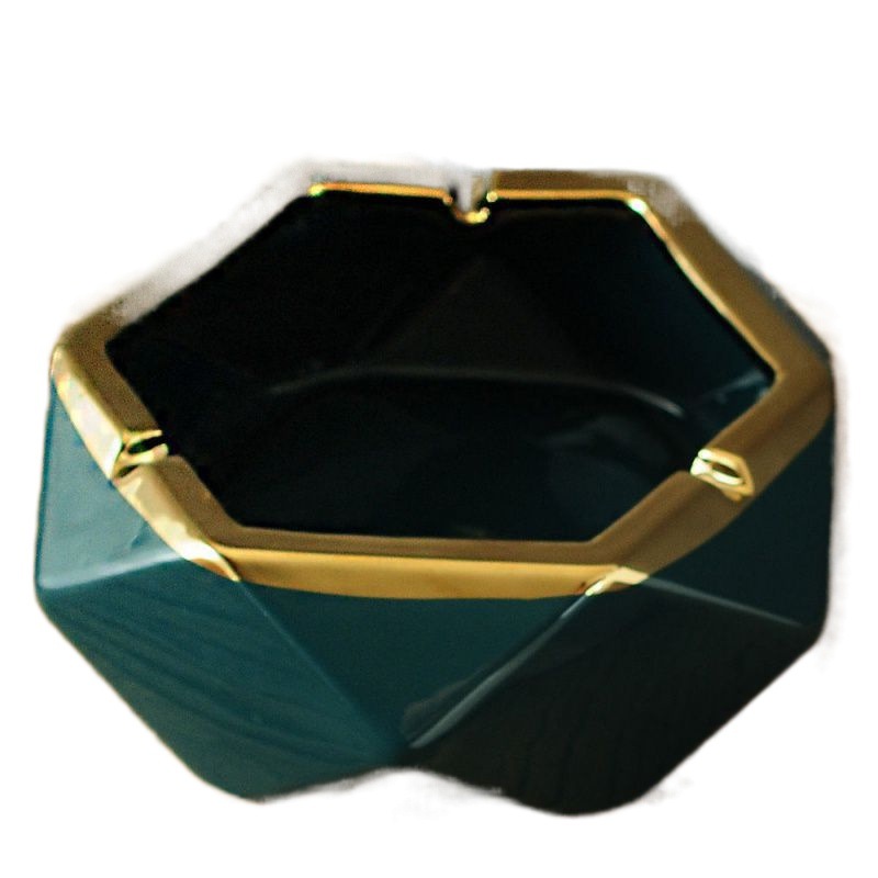 (2개) 세라믹 재떨이 창조적 인 성격 유행 방풍 대형 거실 홈 오피스 데스크탑 행사 새로운 중국 스타일 입구