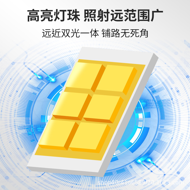 摩托车射灯 前大灯H4鱼眼风扇高亮强光双爪电动车 机车灯超亮新款|undefined