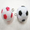 Football keychain, small accessory, basketball pendant, 2cm