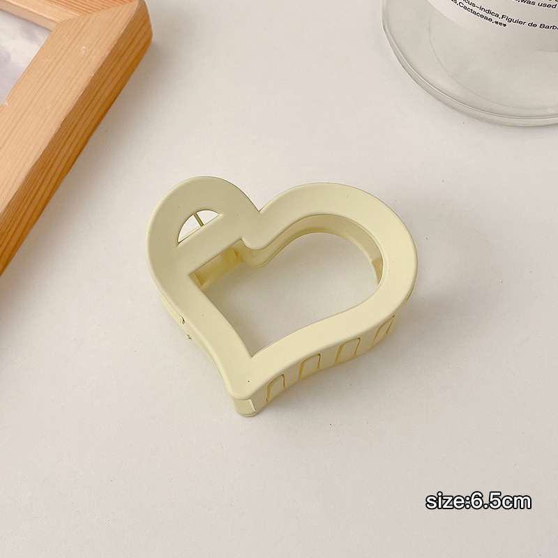 Clip de agarre de color café de Maillard, gran cantidad de cabello de alta calidad, clip grande, elegante, simple coreano, sin dañar el cabello, clip de tiburón, mujer