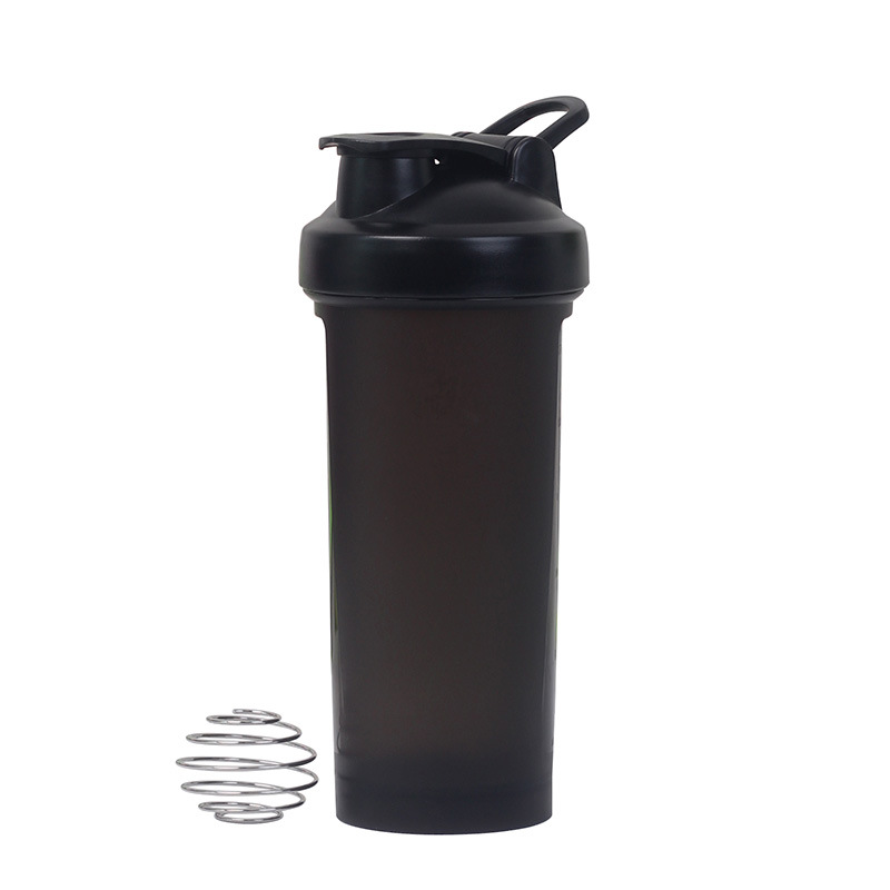Suministro directo de fábrica 600ml deportes batido taza portátil de fitness taza de batido de proteína en polvo taza de mezcla Logotipo de impresión