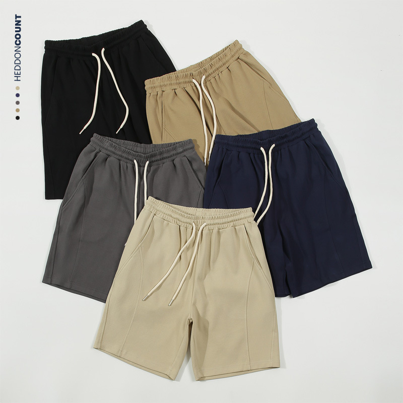 Men's 260g Twill Summer Versatile Shorts Loose Trendy Retro Sports Shorts Loose and Comfortable Men's 260g Twill Summer Versatile Shorts Loose Trendy Retro Sports Shorts Loose and Comfortable