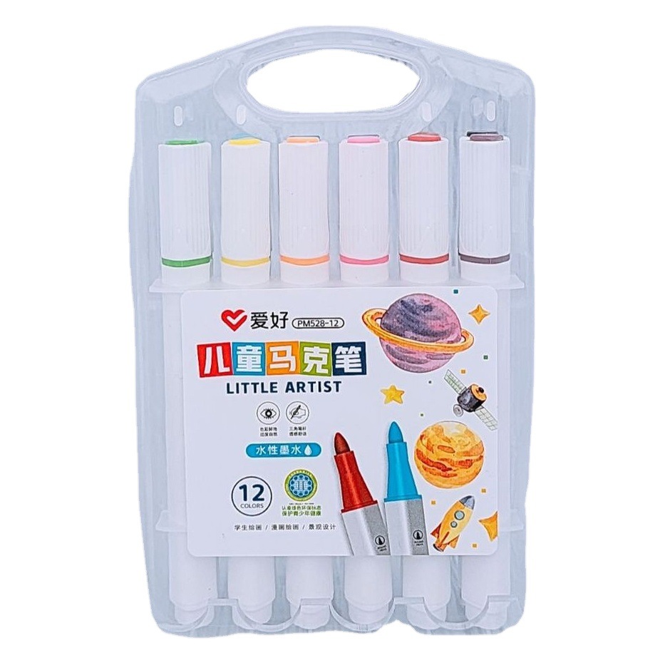 Love stationery new PM528 children's marker student painting water-based watercolor Pen art painting pen wholesale