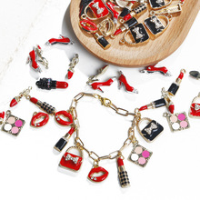 多款合金滴油配件包包口红高跟鞋挂件小饰品配件手工DIY材料吊坠