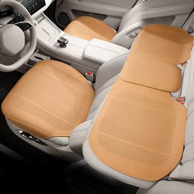 Seat cushion, seat cover Cat White Cat Good Cat Car - type-b-thin-pad-amber-brown-3-piece-set-for-the-whole-car