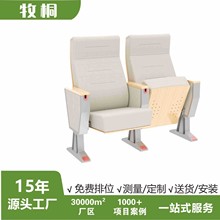 工厂礼堂椅排椅游轮座椅子 多媒体会议排椅培训会议室座椅折叠椅