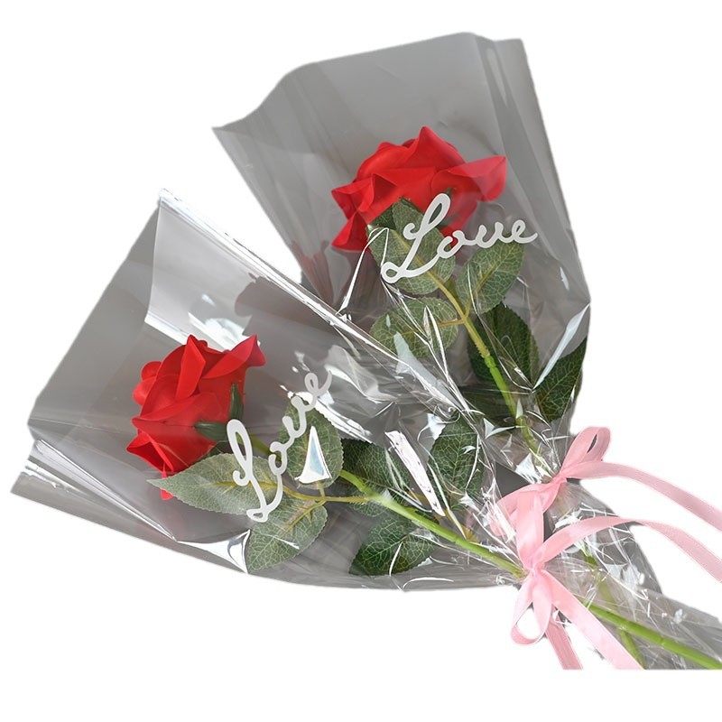 Fábrica de pantalla de Nanyang una sola rosa de tela de lana decoración de boda props cascada ramo de flores falsas
