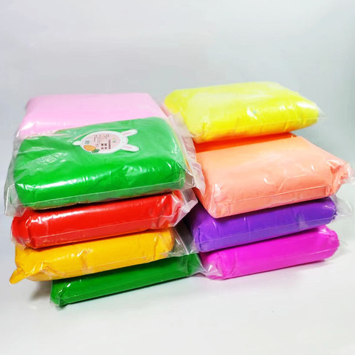 500g ultra-light clay plasticine 24 colors space clay bagged light clay children's art diy plasticine