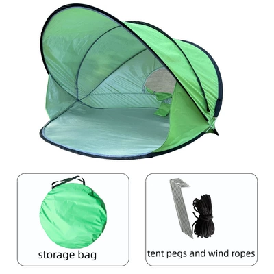 Beach Tent, Avtomobil dam çadırları - grass-green-2-3-people-130130100cm