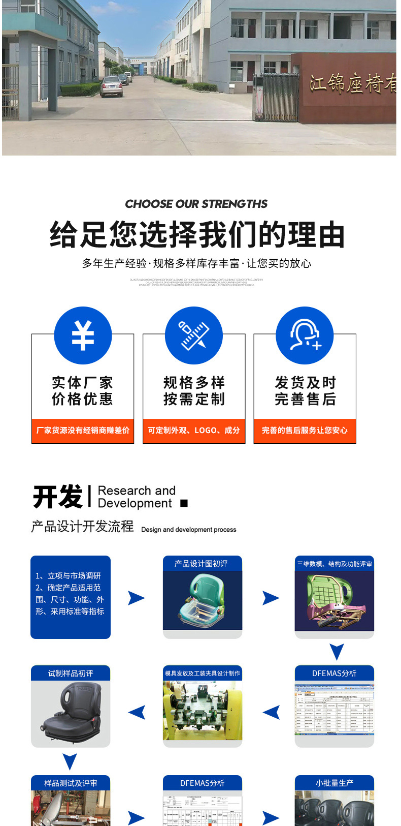 Agricultural machinery shock-absorbing seat, universal modified seat for combine harvesters, adjustable platform, Lefulong brand, original vehicle seat
