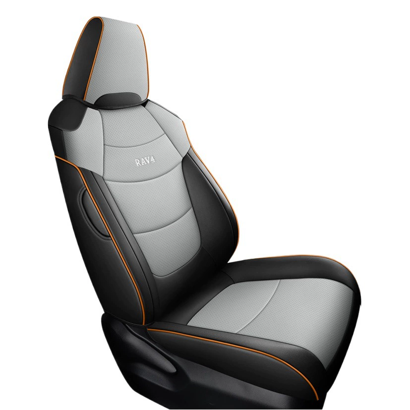 [Трансграничный] Специальный чехол для автомобильного сиденья RAV4 13-24, водонепроницаемая, износостойкая, дышащая кожаная, полностью закрытая подушка для четырех сезонов
