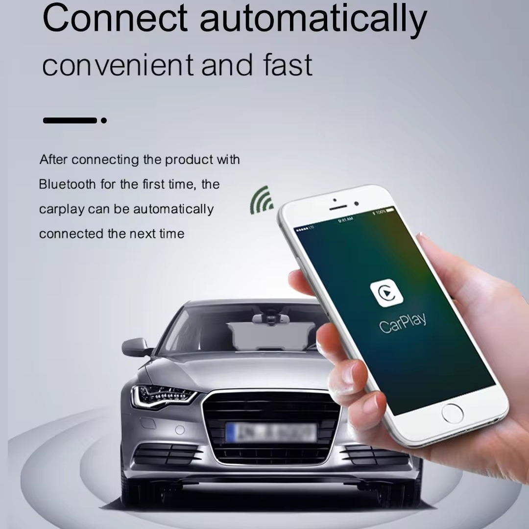 Apple Mobile Phone Carplay Wired to Wireless Carplay Car Navigation