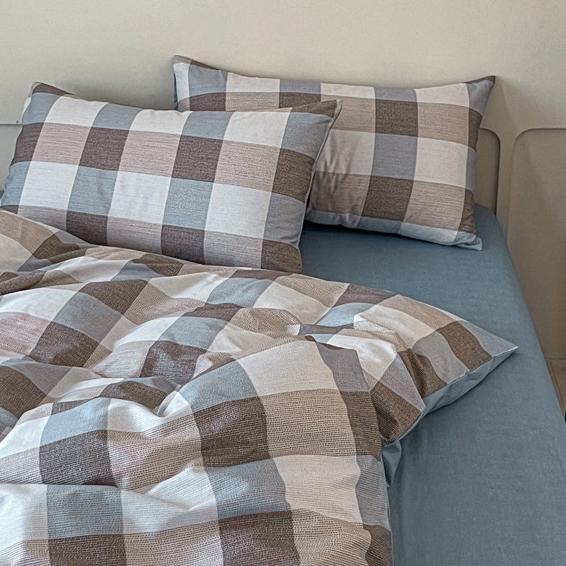 Cama de algodón de cuatro piezas set2025 nuevo algodón de cuatro estaciones sábanas universales set de cama de tres piezas