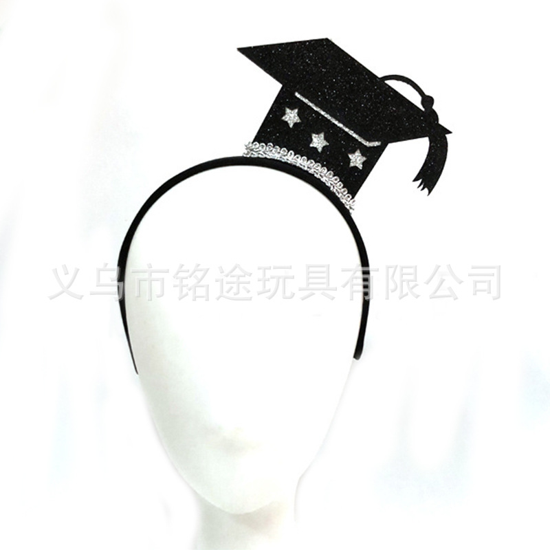 Amazon nueva temporada de graduación accesorios para el cabello europeo y americano Comercio exterior mini tapa diadema cabeza hebilla fiesta de graduación