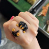 Cute small design fashionable universal ring for beloved