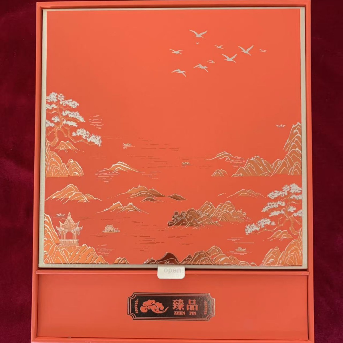Changbai Mountain Four-Herb Gift Box Red Ginseng Lingzhi Astragalus American Ginseng Slices 500g Culinary Herbal Set quality and texture