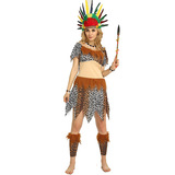 Костюмы на Хэллоуин костюмы коренных народов индийских мужчин и женской одежды Примитивная охотника