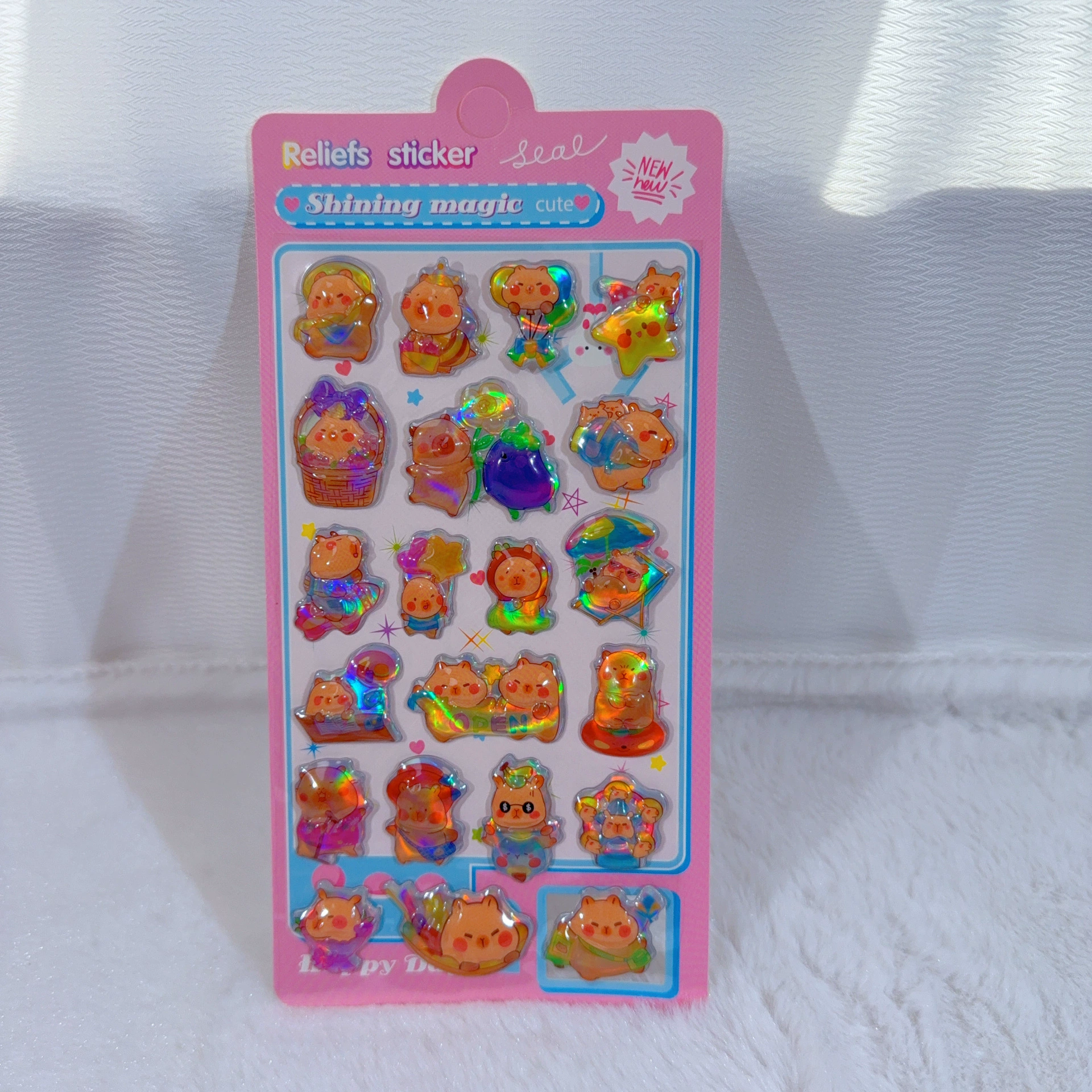 Children's three dimensional sticker, stickers, phone case, 3D