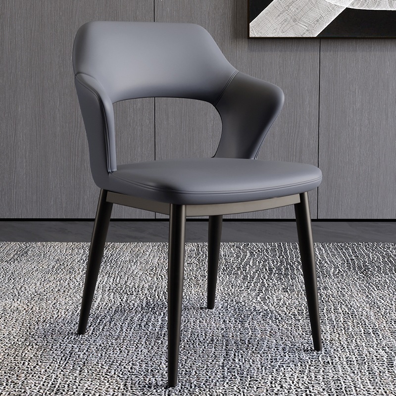 Silla de comedor minimalista italiana silla doméstica moderna silla de comedor silla de maquillaje silla de maquillaje silla de mesa