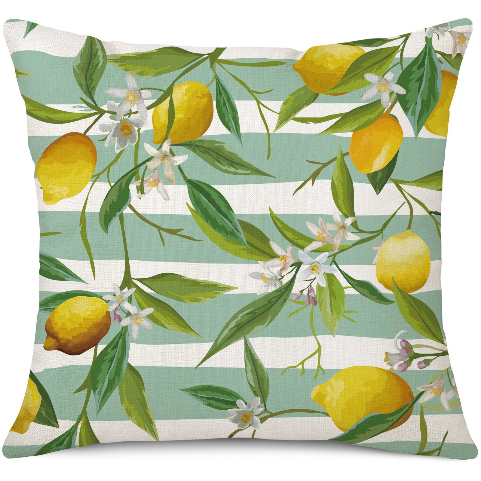 Amazon limón fresco serie de frutas almohada de oficina siesta almohada almohada de casa almohada de cubierta